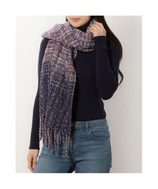 UNBILLION カシュネ cache nez / ツイードストール ネイビー