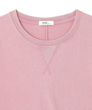 earth music&ecology ピグメント風Tシャツ Pink