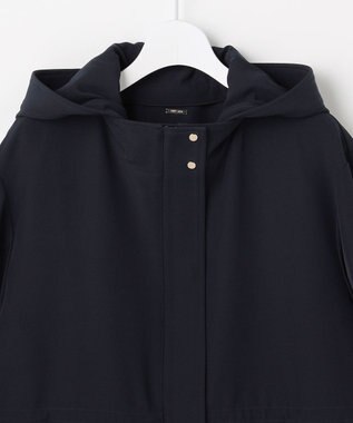 ANY SIS S 【2WAY】エレカジストレッチ フーデットハーフ アウター ネイビー系