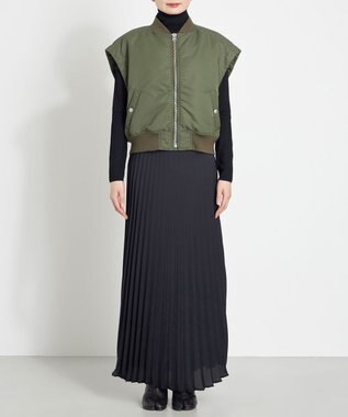 NAVE ボアスリーブ 2WAY MA-1 カーキ系