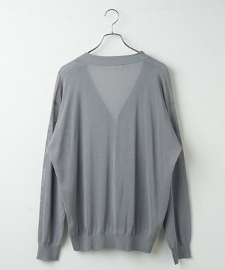 WEGO 【ユニセックス着用ITEM/紫外線対策/冷房対策】シアーカーディガン グレー