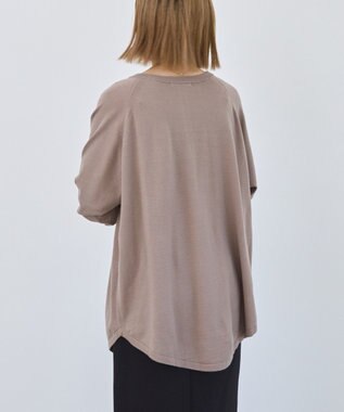 AMERICAN HOLIC バイパチ2WAYヘンリーネックニットプルオーバー Gray Beige