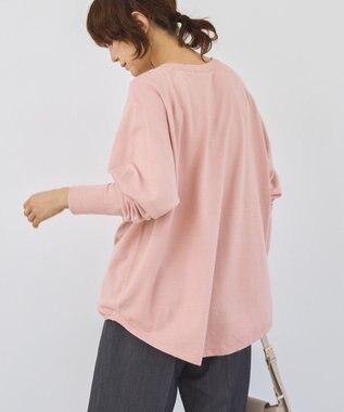 AMERICAN HOLIC バイパチ2WAYヘンリーネックニットプルオーバー Pink