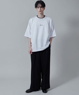 WEGO フクレジャガードフェイクレイヤードT（S） ホワイト