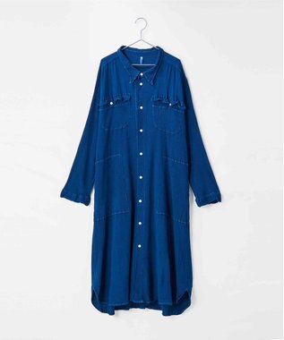 crêprie tsumori chisato creperie INDIGO SHIRT ONEPIECE クレプリ インディゴシャツワンピース INDIGO NAVY
