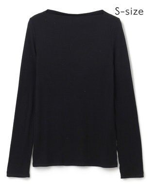 BEIGE， 【S-size】FORD / ボートネックトップス Black×Navy