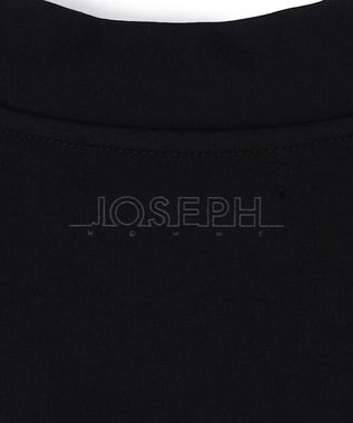 JOSEPH HOMME 新色追加【高機能素材】ハイゲージベアスムース　モックネック長袖Ｔシャツ ブラック系