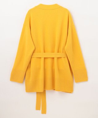 GRACE CONTINENTAL メリノウールニットカーディガン イエロー