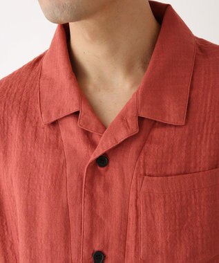 UCHINO マシュマロガーゼ ベーシック メンズパジャマ レッド