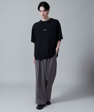 WEGO 【ユニセックス着用アイテム/リバーシブル】リバーシブルワンポイントT（S） ブラック