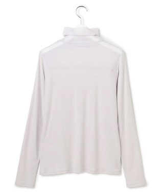 23区 L 【洗える】チュールフライス シアーハイネック カットソー ベージュ系