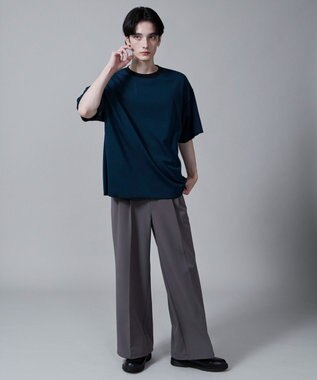 WEGO 【ユニセックス着用アイテム/リバーシブル】リバーシブルワンポイントT（S） ブラック