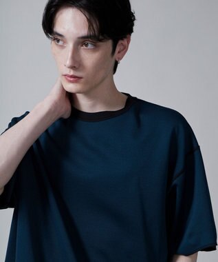 WEGO 【ユニセックス着用アイテム/リバーシブル】リバーシブルワンポイントT（S） ブラック