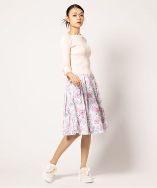 TOCCA 【洗える】ZIGZAG KNIT プルオーバー ピンク系