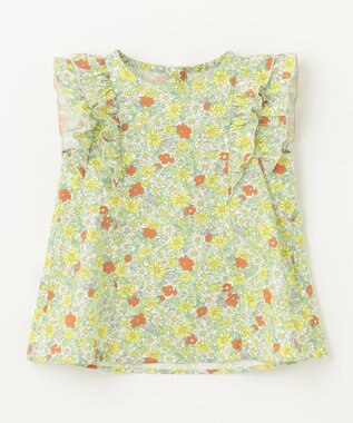 組曲 KIDS 【80-90cm】マーガレットガーデン セットアップ イエロー系5