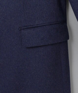 GOTAIRIKU GOLD LABEL/WEB&一部店舗限定【COLOMBO】ピュアカシミヤ チェスターコート ダルブルー系
