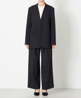 NAVE 【Nave】ウールポリエステルツイル ジャケット ブラック系