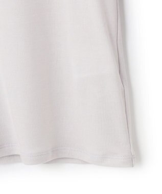 23区 L 【洗える】チュールフライス シアーハイネック カットソー ベージュ系