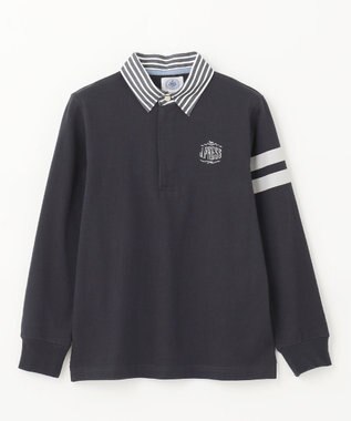 J.PRESS KIDS 【140-170cm】ラガー ポロシャツ ネイビー系