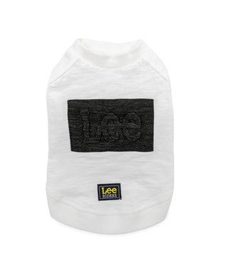 PET PARADISE Lee エンボス ロゴ Ｔシャツ 《ホワイト》 小型犬 ホワイト