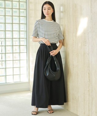 UNFILO L FINE MOVE タックスカート ブラック