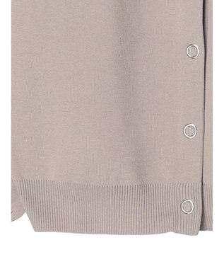 Green Parks ・ｆｕｒｒｙ　ｒａｔｅ２ｗａｙかる~いニットカーデ Light Gray