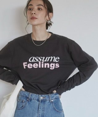 WEGO 【ANGIE VINTAGE】ロゴプリントロンT