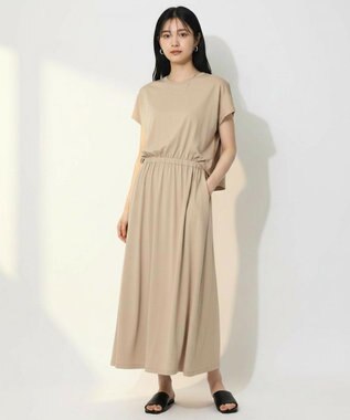 UNFILO L スタイルアップ ジャージーワンピース