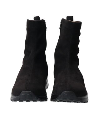 INTER-CHAUSSURES 【BUSSOLA】スニーカーブーツ ブラックスウェード