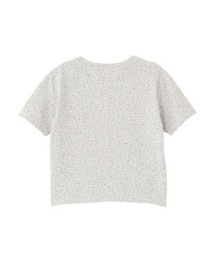 earth music&ecology アイレットミニ裏毛Tシャツ Gray Mixture