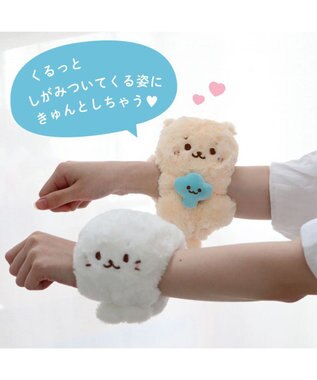 Mother garden しろたん パッチンくるっとマスコット 《らむね》 単品 らむね