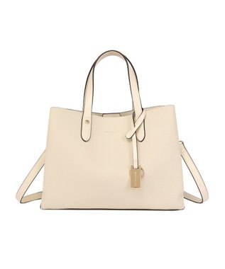 style code 9月18日入荷！【 500miペットボトル A5サイズ収納可 】軽量　シュリンク 両アオリポケット ハンドバッグ アイボリー