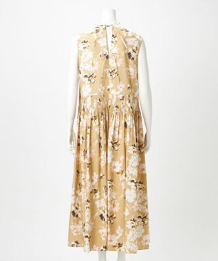23区 【GOLD LABEL】ペインティングフラワープリント ワンピース ベージュ系5