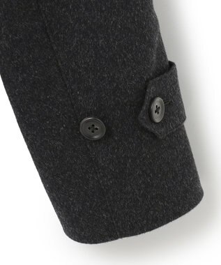 J.PRESS MEN ウールカシミヤビーバーステンカラーコート グレー系