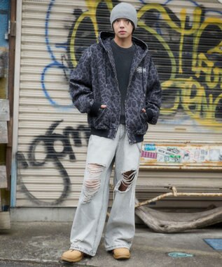 WEGO ワーカーズフードブルゾン 柄2