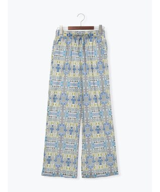 Te chichi 【LIBERTY FABRICS】イージーパンツ ブルー