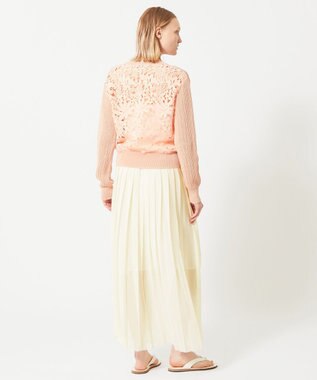 BEIGE， 【S-size】GARDENIA / クルーネックニット Peach