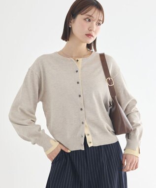 earth music&ecology 【一部予約】カラーコンビニットカーディガン