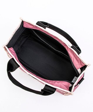 LeSportsac LARGE E/W TH TOTE/モーヴ/ピーチブラッシュ/ブラック モーヴ/ピーチブラッシュ/ブラック