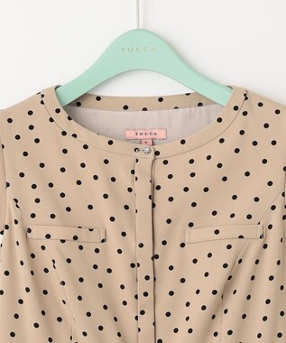 TOCCA 【洗える】PRINTEMPS シャツドレス ベージュ系5