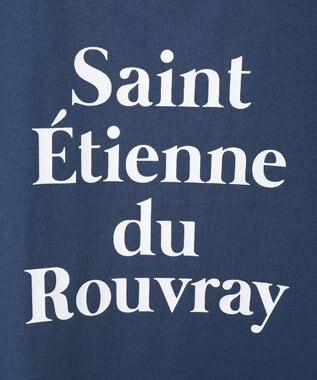 Green Parks 多段フェミニンロゴボックスＴシャツ Navy