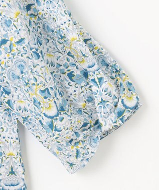 J.PRESS LADIES 【洗える】LIBERTY ボートネック ブラウス ブルー系