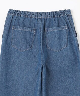 ANY KIDS デニム ワイド パンツ ブルー系デニム