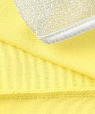 23区GOLF 【WOMEN】シアーラメ袖デザイン ライトダンボールモックネック イエロー系