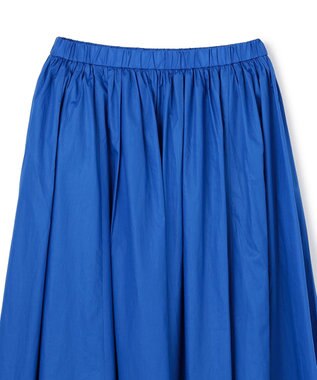 UNFILO コットンローン ボリュームスカート ブルー