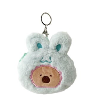 WEGO あにまるキャップぬいぐるみポーチ グリーンその他