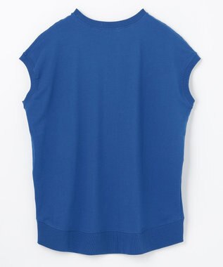 ANY 【2SET】ミニロゴトップス×ドットプリーツスカート セット ブルー×ブルー