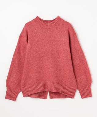 ANY L スパンコールニット レッド