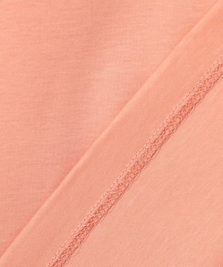 自由区 【Premium Collection】フレアスリーブスムースジャージー カットソー コーラル