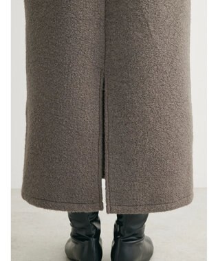 Green Parks ・ＥＬＥＮＣＡＲＥ　ＤＵＥ　ブークレＶネックジャンスカ Charcoal Gray